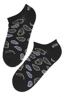 Мужские и женские укороченные носки с узором устриц OYSTER | Sokisahtel