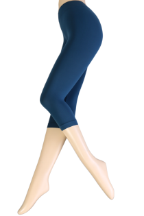 GIADA blue capri leggings | Sokisahtel