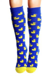 PARDIRALLI blue cotton knee highs for children | Sokisahtel