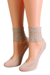 Pierre Mantoux GEMMA beige footies | Sokisahtel
