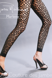 Pierre Mantoux MARLENE green fishnet leggings | Sokisahtel