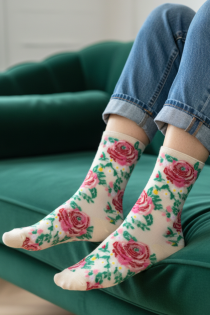 Pierre Mantoux DARBY beežid lillelised sokid | Sokisahtel