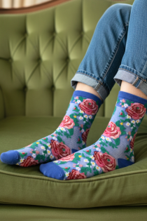 Pierre Mantoux DARBY sinised lillelised sokid | Sokisahtel