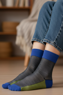 Pierre Mantoux LIATRIS sinised õhukesed sokid | Sokisahtel