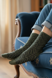 Pierre Mantoux MEROP rohelised sädelevad sokid | Sokisahtel