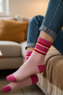 Pierre Mantoux SOLE villased roosad sokid | Sokisahtel