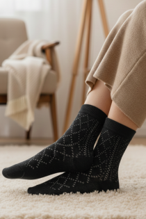 Pierre Mantoux TODO musta värvi villased sokid | Sokisahtel