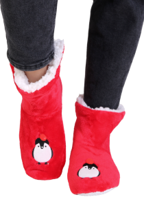 PINGU red soft slippers | Sokisahtel