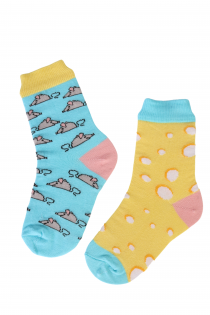 CHEESEBALL cotton socks for smaller cheese lovers | Sokisahtel