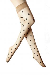 POLKA 20DEN natural hold ups for women | Sokisahtel