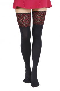 ALIS black hold-ups for women | Sokisahtel