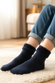 RAGNE pehme äärega tumesinised sokid | Sokisahtel