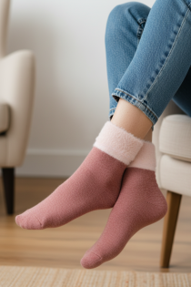 RAGNE pehme äärega roosad sokid | Sokisahtel