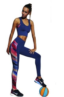 RAINBOW blue women's leggings | Sokisahtel