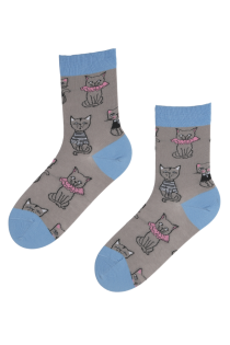 READY cotton socks with cats | Sokisahtel