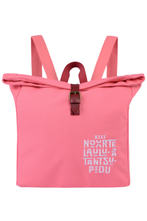Рюкзак насыщенного розового цвета с символикой молодёжного праздника песни и танца 2023 PÜHA ON MAA | Sokisahtel