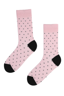 GORDON light pink cotton socks for men | Sokisahtel