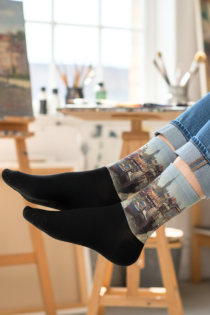 SAGRITS print pattern city socks | Sokisahtel