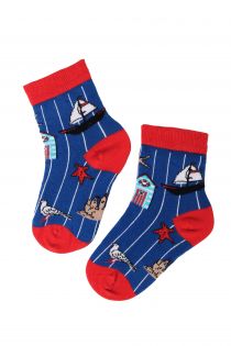 SEA marine themed cotton socks for kids | Sokisahtel