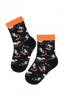 SKELETON Halloween socks with skeletons for kids | Sokisahtel