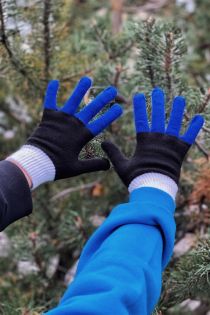 Gloves in the colours of the Estonian flag | Sokisahtel