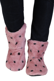 SOFTY pink soft slippers | Sokisahtel