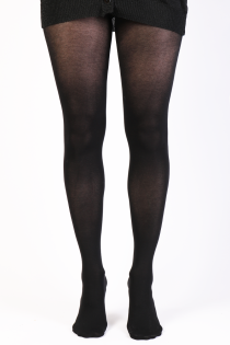 BIO organic cotton black tights | Sokisahtel