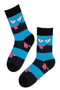 REMEMBER cotton socks with silly monsters for men | Sokisahtel