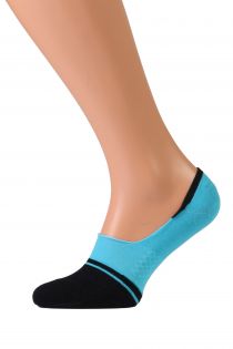 VALERI blue no show socks for men | Sokisahtel