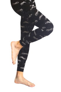 MOTORS motorcycle pattern leggings for men | Sokisahtel