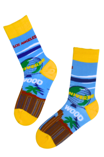 CITY SOCKS LOS ANGELES puuvillased sinised sokid | Sokisahtel