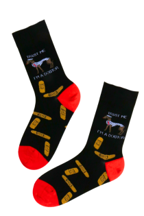 DOGTOR puuvillased mustad sokid | Sokisahtel