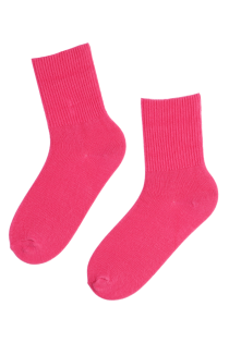 MATILDA dark pink warm socks | Sokisahtel