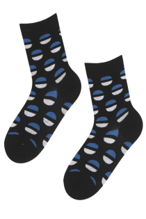 MY ESTONIA black socks with flags for men and women | Sokisahtel