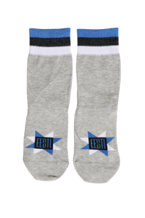 ONLINE hallid sini-must-valge äärega sokid-40-45 | Sokisahtel