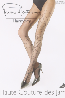 Pierre Mantoux HARMONY skin toned patterned tights | Sokisahtel