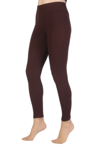 KATIA brown warm thermal leggings | Sokisahtel