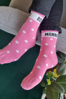 ROOSAMANNA roosad puuvillased sokid lastele | Sokisahtel