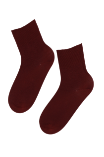 Медицинские носки бордового цвета для диабетиков SIENNA | Sokisahtel