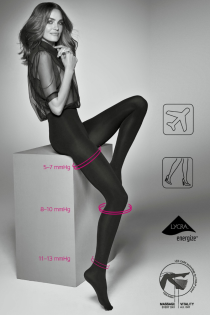 STRONG PRESS 40DEN black support tights