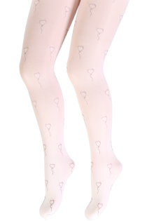 SUSANNE white tights with balloons for kids | Sokisahtel