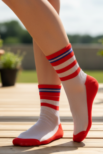 THALIA punased õhukesed sokid | Sokisahtel