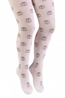 TRIINU creamy white tights for kids | Sokisahtel