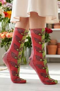 Pierre Mantoux TULIP SUN lillelised sädelusega sokid | Sokisahtel