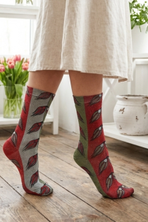 Pierre Mantoux TULIP SKY lillelised sädelusega sokid | Sokisahtel