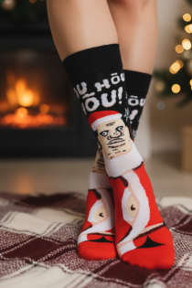 VANAMEHE JÕULUŠOKK puuvillased jõuluvanaga sokid | Sokisahtel