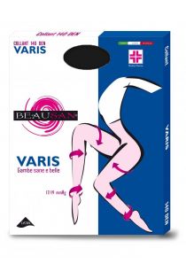 VARIS 140DEN black support tights | Sokisahtel