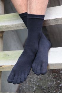 MEN TOES black toe socks | Sokisahtel