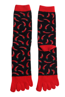 CHILI toe socks with chilis | Sokisahtel