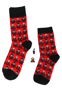 VILJANDI men's and women's cotton socks + button badges | Sokisahtel